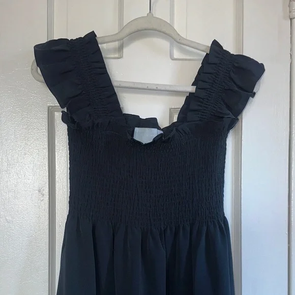 Hill House Home - The Ellie Crepe Nap Dress, Black Size Small - Picture 6 of 6